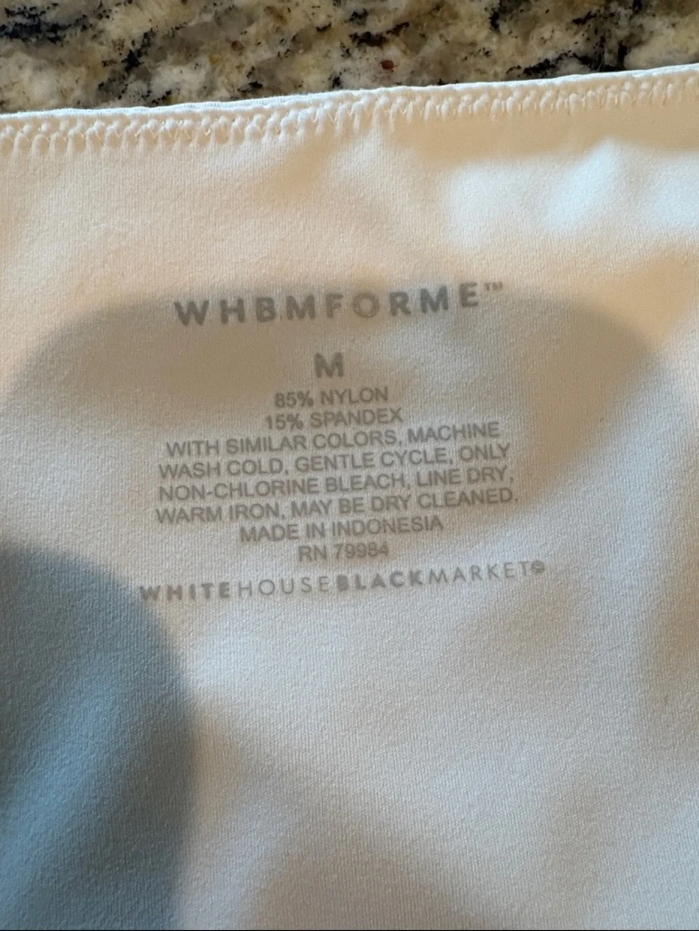 Whbmforme White Square Neck Cap Sleeve Top - Picture 5 of 5